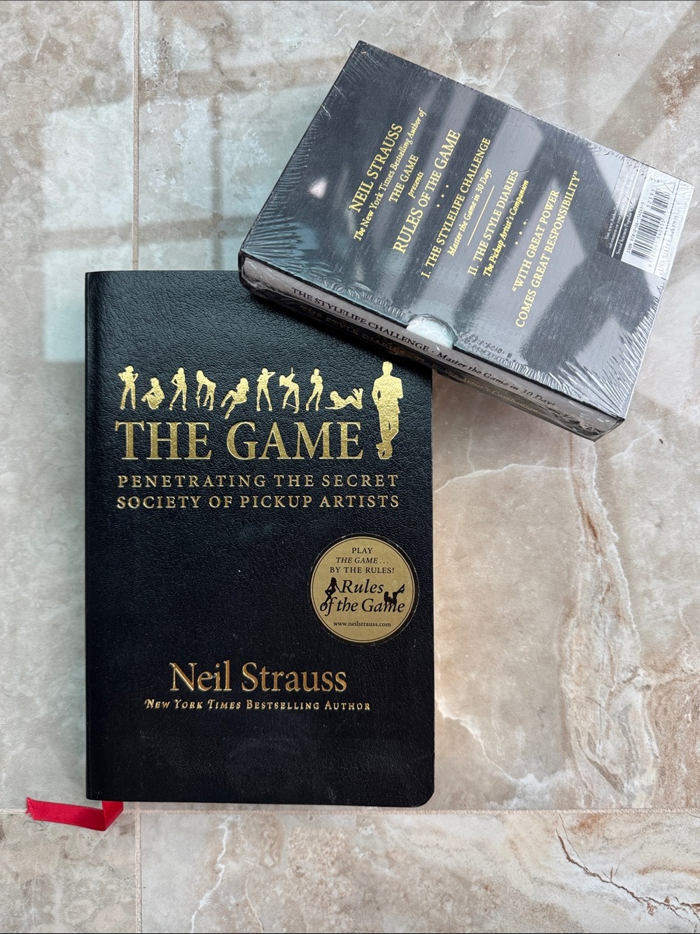 Set of 3 “The Game: Penetrating the Secret Society of Pickup Artists” books